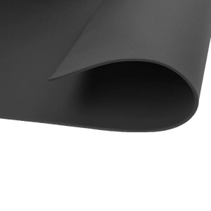 CORBAS GOMA EVA LISA NEGRA 60x40cm1.5mm